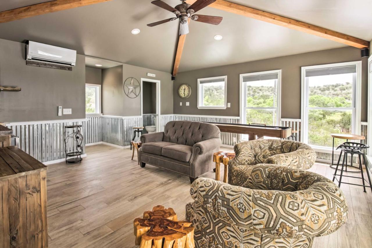 הוילה Ladera Wimberley Estate On 13 Acres With Hot Tub מראה חיצוני תמונה